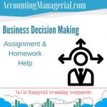 Business Decision Making