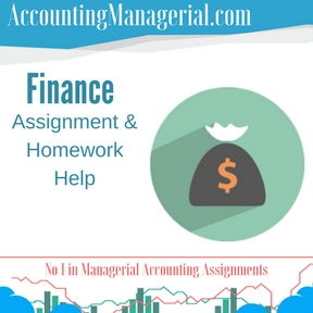 Finance Assignment & Homework Help
