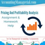 Pricing And Profitability Analysis
